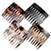 4 Pcs French Hair Side Combs for Women Bun Small Twist Hair Decorative, Strong Hold Clips for Women Bun