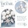 Asooll Pearl Bride Wedding Hair Comb Silver Rhinestone Bridal Side Combs Star Hair Accessories for Bride and Bridesmaid