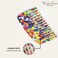 French Amie Wide Teeth Pocket Comb for Thick Hair Celluloid Handmade No Static Grooming Styling Detangling Hair Comb for Women and Girls (Multi Color)