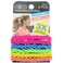 Scunci Everyday and Active Strand Elastics, Assorted Colors, 6-Pcs per Pack, 2-Packs Total