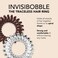 invisibobble Original Traceless Spiral Hair Ties - Pack of 8, Crystal Clear and Pretzel Brown - Strong Elastic Grip Coil Accessories for Women - Non Soaking - Gentle for Girls Teens and Thick Hair