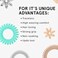 invisibobble Original Traceless Spiral Hair Ties with Strong Elastic Grip, Non-Soaking, Accessories for Women - Mint to Be (Pack of 3)
