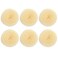 2.4 Inch Extra Small Hair Bun Maker for Kids, 6 PCS Hair Bun Donut Sock Bun Form for Girls, Mini Hair Doughnut Shaper for Short and Thin Hair (Beige)