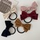 LOVEF 5 Pack Bow Bowknot Elastics Hair Ties Scrunchies Ponytail Holders Bands Ropes Women Girls