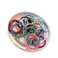 200 Pcs Glitter Hair Ties Ponytail Holders Multi Color Hair Bands No Metal Hair Elastics Small Stretch Hair Ties Colorful Thick Hair Ties for Women Girls