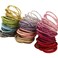 200 Pcs Glitter Hair Ties Ponytail Holders Multi Color Hair Bands No Metal Hair Elastics Small Stretch Hair Ties Colorful Thick Hair Ties for Women Girls
