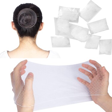 WeKen Hair Net Invisible Elastic Edge Mesh Hair Nets for Women Food Service Ballet Bun Sleeping Individual Packing 20&rdquo;