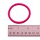 My Lello Large Thick Premium Elastic Ponytail Holder Seamless Hair Bands Red 100pcs