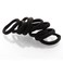 My Lello Large Thick Premium Elastic Ponytail Holder Seamless Hair Bands Brown 100pcs