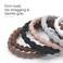 Hair Ties Natural Peanuts 18 Pcs,Hair Accessories for Women Perfect for Long Lasting Braids, Ponytails, Natural