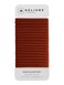 Heliums Thin Seamless Hair Ties - Auburn - 6mm Nylon No Damage Ponytail Holders, 1.75 Inch, Medium Hold for Thin to Normal Hair - 18 Pack
