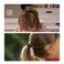 120 Pcs Baby Hair Ties, Cotton Toddler Hair Ties for Girls and Kids, Small Seamless Hair Bands Elastic Ponytail Holders(Black)