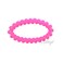 Neon Pink Coil Pony Holders for Women's Hair - Set of 4