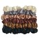 12 Pcs elastic ponytail bobbles hair ties for women elastic hair band ponytail rubber bands mini scrunchies hair silk scrunchies silk ponytail holders cloth Fashion satin Miss