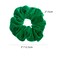 12 Pcs Large Velvet Scrunchies for Thick Long Hair Scrunchies Hair Ties Women Girls Hair Ponytail Holder (Green)