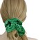 12 Pcs Large Velvet Scrunchies for Thick Long Hair Scrunchies Hair Ties Women Girls Hair Ponytail Holder (Green)