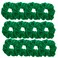 12 Pcs Large Velvet Scrunchies for Thick Long Hair Scrunchies Hair Ties Women Girls Hair Ponytail Holder (Green)
