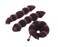 QUUPY Hair Styling Styler (3Pcs - 1 Large + 2 Small) - Hot Hair Donut Bun Ring Maker for Women Girls - Nylon Material - Easy to Use - 3 Count