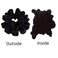 5PCS Plush Ruffle Hair Ties Elastic soft Towel Hair Scrunchies Thick hair Long hair Curly hair Hair Band for women Girls Men Not damage hair (Black)