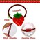 Hair Ties Elastics Cartoon Fruit Soft Rubber Bands Hair Band Hair Accessories for Girls Small Ponytail Holder Hair Ropes Cute Hair Ties No Damage for Toddler Infant Teens 10pcs