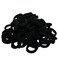 100pcs Hair Ties For Girls Women,Cotton Seamless Baby Hair Ties For Toddler Kids Accessories Small Thick Elastic Hair Bands Ponytail Holders Black