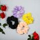 Lenden Satin Silk Hair Scrunchies For Women Girls - 20Pc Bulk Pack Silky Hair Ties No Damage Ponytail Holders Scrunchy Hair Bands For Thick, Curly Hair