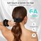 YFONG 3 PCS 100% Silk Scrunchies for Hair Sleep Women Girls, 22 Momme Pure Mulberry Hair Ties for Frizz &amp; Breakage Prevention, Elastic Ponytail Holders Gentle And No hurt (3PCS Black)
