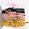Elastic Hair Ties Elastics,Stretchy Rubber Bands,Pack of 12,Women Elastic Knotted Hair Rope Ponytail Holders for Women Girls(4 Colors)