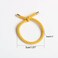 Elastic Hair Ties Elastics,Stretchy Rubber Bands,Pack of 12,Women Elastic Knotted Hair Rope Ponytail Holders for Women Girls(4 Colors)