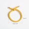 Elastic Hair Ties Elastics,Stretchy Rubber Bands,Pack of 12,Women Elastic Knotted Hair Rope Ponytail Holders for Women Girls(Yellow)