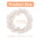 Lusofie 4PCS Pearl Hair Ties White Pearl Scrunchie Elastic Pearl Ponytail Holder Hair Ropes Hair Accessories for Women and Girls