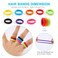 120 Pcs Baby Hair Ties Girls Hair Bands Multicolor Seamless Soft Hair Elastics Small Ponytail Holders for Girls Kids Toddles 1 Inch in Diameter