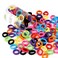 120 Pcs Baby Hair Ties Girls Hair Bands Multicolor Seamless Soft Hair Elastics Small Ponytail Holders for Girls Kids Toddles 1 Inch in Diameter