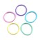 Small Hair Elastics for Girls, Soft and Comfy Rubber Bands, 100 PCS Hair Ties, Multi Color