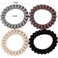 LONEEDY 20 Pack Spiral Hair Ties, Ponytail holder Coil Hair Ties, Phone-Cord Traceless Hair Rings cloth