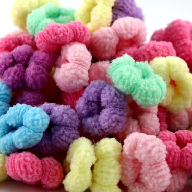 Mini Hair Ties for Baby Girl,120pcs,Ponytail Holder forToddler Girls,Age 0-4,Adult's Fine Hair,Elastic Thin Soft Hair Bands,Candy Color,No Damage Tiny Hair Scrunchies(Muti-colored A)