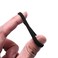 WANBY Hair Ties Mini Seamless Black Hair Bands Soft Elastics Ponytail Holders Hair Ties (100 Pcs)