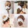 2Pcs White Scrunchies for Women Oversized Scrunchie Double Layer Jumbo Scrunchies Large Lace Scrunchies No Damage Hair Ties Elastic Ponytail Holders Hair Accessories for Curly Hair