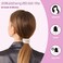 4Pcs 100% Mulberry Silk Scrunchies Hair Care, Mulberry Silk Skinny Hair Ties Elastic, 22 Momme Mulberry Silk Hair Ties Scrunchies Set Women Curly Thin Hair Srevela