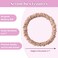 4Pcs 100% Mulberry Silk Scrunchies Hair Care, Mulberry Silk Skinny Hair Ties Elastic, 22 Momme Mulberry Silk Hair Ties Scrunchies Set Women Curly Thin Hair Srevela