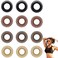 Coil Hair Ties for Thick Hair,Spiral Hair Ties for Women,No Crease Hair Tie,Small Spiral Hair Ties for Girls-12 PCS