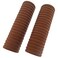 50 Pcs Thick Hair Ties Seamless Hair Bands Ponytail Holder Soft No Break Hair Bands for Women (Brown)