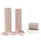 50 Pcs Thick Hair Ties Seamless Hair Bands Ponytail Holder Soft No Break Hair Bands for Women (nude color)