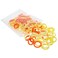 100 Pack Orange Color Baby Girls' Elastics Hair ties Toddlers' Ponytail Holder Accessories
