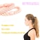 AXEN 8PCS Elastic Hair Tie for Women Girls, Cotton Bands Soft Woven Ponytail Holders for Thick Hair and Curly Hair, Grapes Color