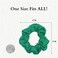 Set of 2 Solid Scrunchies (Kelly Green)