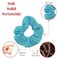 12 Pack Small Scrunchies Cotton Hair Scrunchy (Sky Blue)