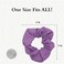 Set of 2 Solid Scrunchies (Lavender)