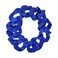 12 Pack Small Scrunchies Cotton Hair Scrunchy (Royal Blue)
