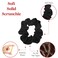 9 Pack Scrunchies Hair Ties (6 White 3 Black)